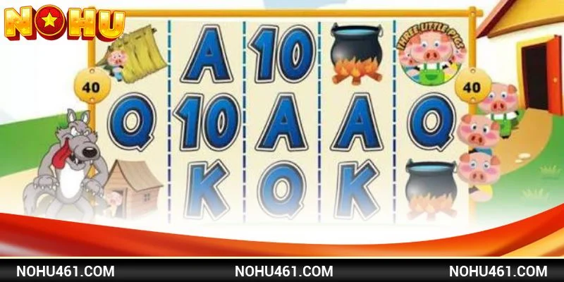 Ba chú lợn là dòng game slots có tỷ lệ thưởng cực hấp dẫn