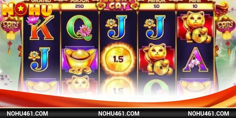 Mèo May Mắn Neko hấp dẫn người chơi với giao diện cực đẹp mắt